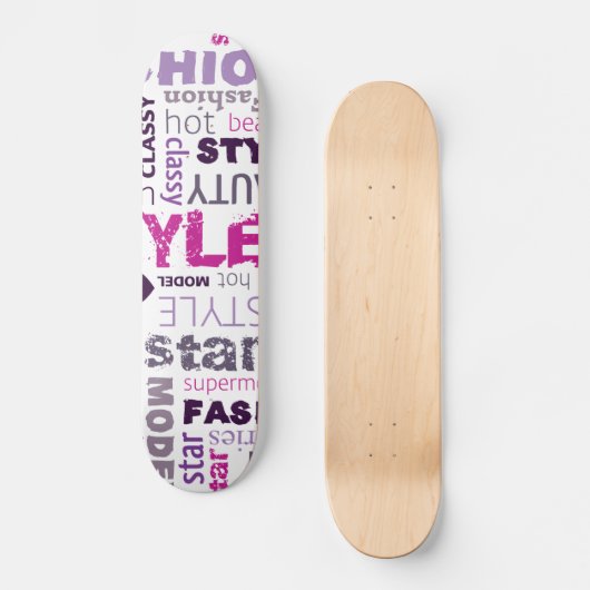 Mode Modèle Style Beauté Star Comp Skateboard (Recto)