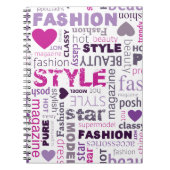 Mode Modèle Style Beauté Star Spiral Carnet (Devant)