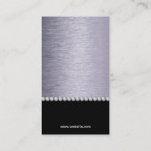 Mode modellen | Staal Visitekaartje (Achterkant)