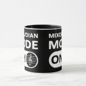 Mode Musique Mixolydian Activé - Mug (Centre)