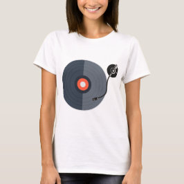 mode muziekrecord t-shirt