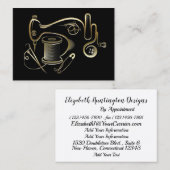 Mode, naaien, Seamstress Visitekaartje versie (Voorkant / Achterkant)