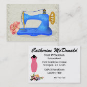 Mode / naaister Visitekaartje - SRF (Voorkant / Achterkant)