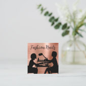 Mode Nails Manicure Visitekaartjes (Staand voorkant)