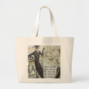 Mode omkeren: vriendschap Grote Tote Bag
