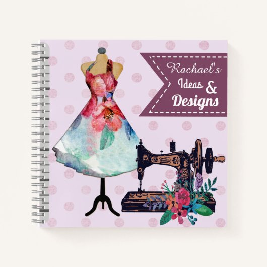 Mode ontwerp - Aangepaste schets Notitieboek (Voorkant)