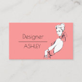 Mode ontwerper visitekaartje (Voorkant)