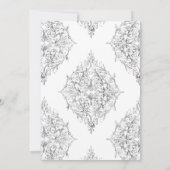 Mode ours en peluche petite dame Carte de remercie (Dos)