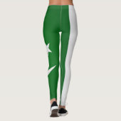 Mode over de vlag van Pakistan Leggings (Achterkant)