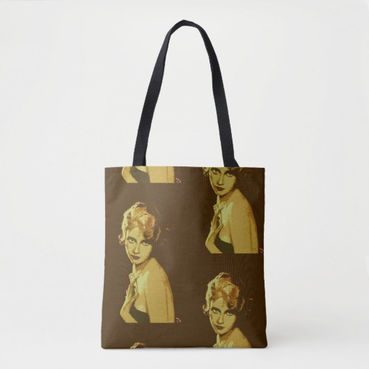  Mode overal print Canvas tas (Voorkant)