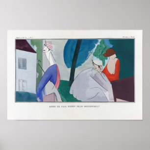 Mode Parijs 1914 Poster