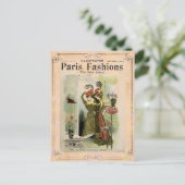 Mode Paris 2- Carte postale / Invitation / RSVP #1 (Debout devant)