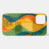 Mode Patchwork: Golvende Abstracte kunst Case-Mate iPhone Case (Achterkant (horizontaal))