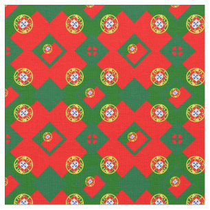 Mode Portugese vlag en Portugal Trendy Fabric Stof