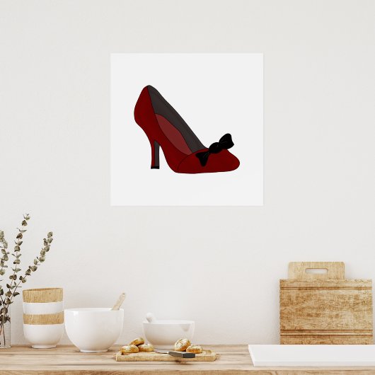 Mode Poster chaussures design (Cuisine)