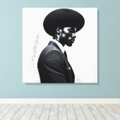 Mode profiel canvas afdruk (Insitu (Houten vloer))