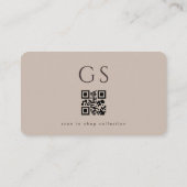 Mode QR-code Visitekaartje (Achterkant)