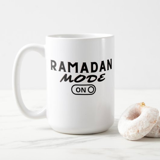 Mode Ramadan ON -2023- Mug de café (Avec donut)