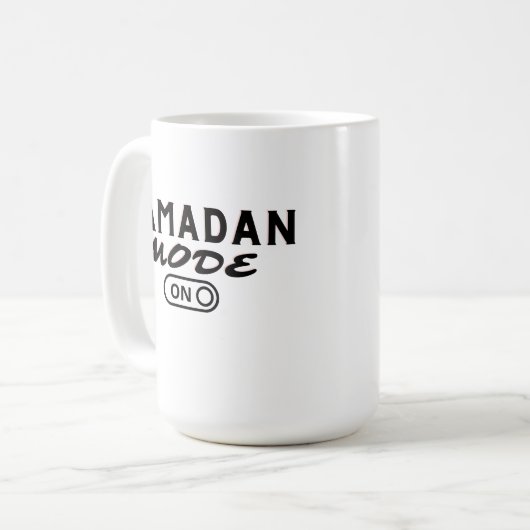 Mode Ramadan ON -2023- Mug de café (Devant gauche)