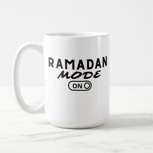 Mode Ramadan ON -2023- Mug de café (Gauche)