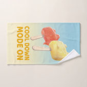 Mode Refroidissement Activé : Popsicles Iron T et (Serviette à main)