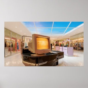 Mode Retail Gedicht Van Computer Monitor Poster