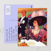 Mode rétro carte postale Style édouardien Vintage (Devant / Derrière)