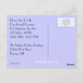 Mode rétro carte postale Style édouardien Vintage (Dos)