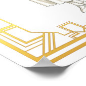 Mode Roaring 20s Gatsby Era Dress Poster (Hoek)