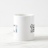 Mode Robot de Société – Mug de Bureau Drôle (Centre)