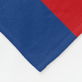 Mode Rode en blauwe horizontale strepen Fleece Deken (Hoek)