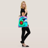 Mode rode vlekken draagtas (Op model)