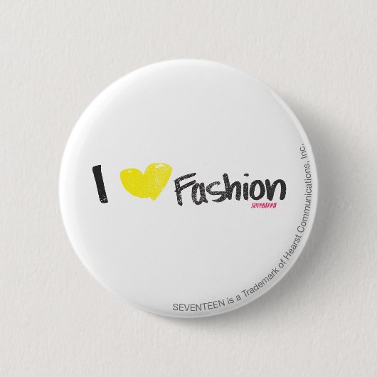 Mode roze ronde button 5,7 cm (Voorkant)