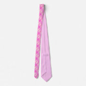 Mode roze water stropdas (Achterkant)