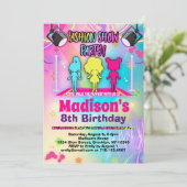 Mode Runway Verjaardagsfeestje Kaart (Staand voorkant)