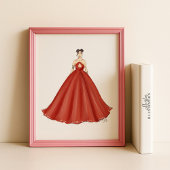 mode schets, mode illustratie, poster