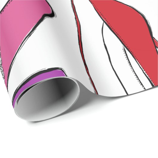 Mode schoeisel met opvulpapier cadeaupapier (Rol Hoek)