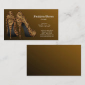 Mode schoenen visitekaartje (Voorkant / Achterkant)