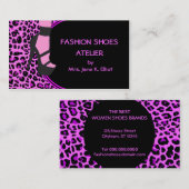 Mode schoten Visitekaartje (Voorkant / Achterkant)