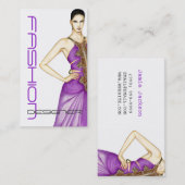 Mode, Seamstress, Visitekaartje van verandering (Voorkant / Achterkant)