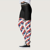 Mode Servië/Servische vlag/sportfan Leggings (Links)