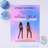 Mode Show Boutique - Aangepaste reclamebrochures Flyer (Enkel)