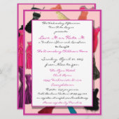 Mode Show en Luncheon Aangepaste uitnodigingen (Voorkant / Achterkant)