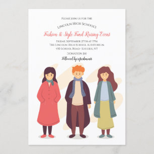 Mode Show Fundraiser Kaart