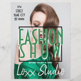 Mode Show Model Kleding Flyer