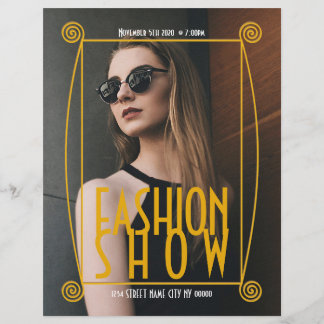 Mode Show Model Kleding Flyer