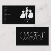  Mode Silhouette Visitekaartje (Voorkant / Achterkant)