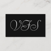  Mode Silhouette Visitekaartje (Achterkant)