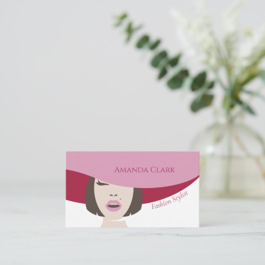 Mode Simple Carte de visite moderne stylé (Debout devant)