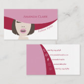 Mode Simple Carte de visite moderne stylé (Devant / Derrière)